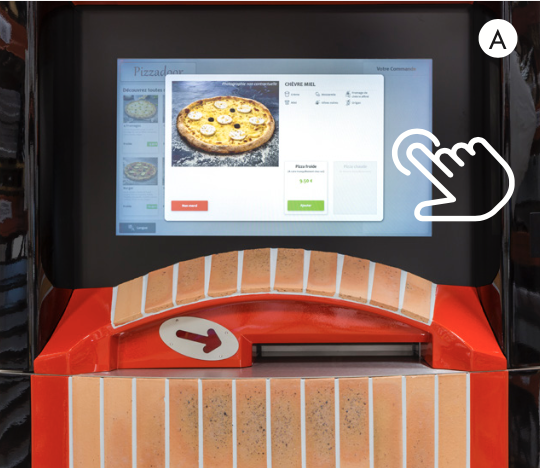 4. Pizzadoor - ecran tactile