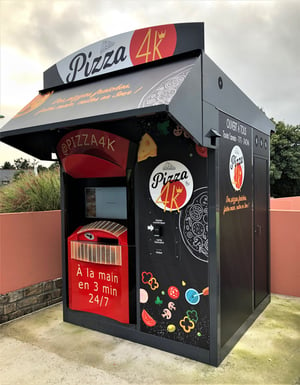 Pizza 4K pizzaiolo artisan tout fait maison distributeur automatique de pizzas le coz