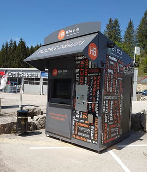 distributeur automatique de pizza